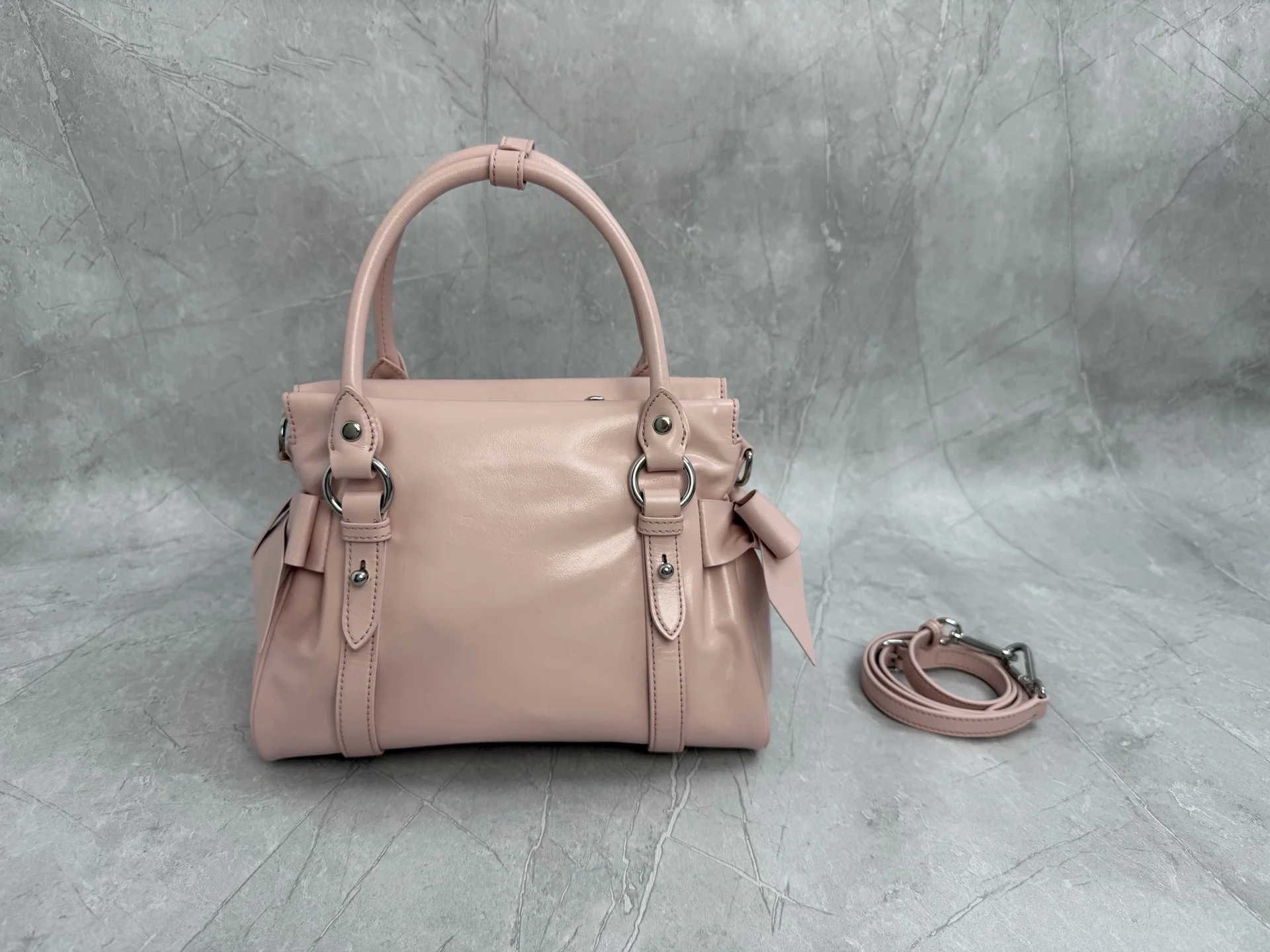 MIU MIU Shoulder Bags Pink-Silver 28X15X22CM H3010062256 - Image 2
