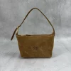 MIU MIU Shoulder Bags Suede Brown-Gold 19X14X10CM E2010061496