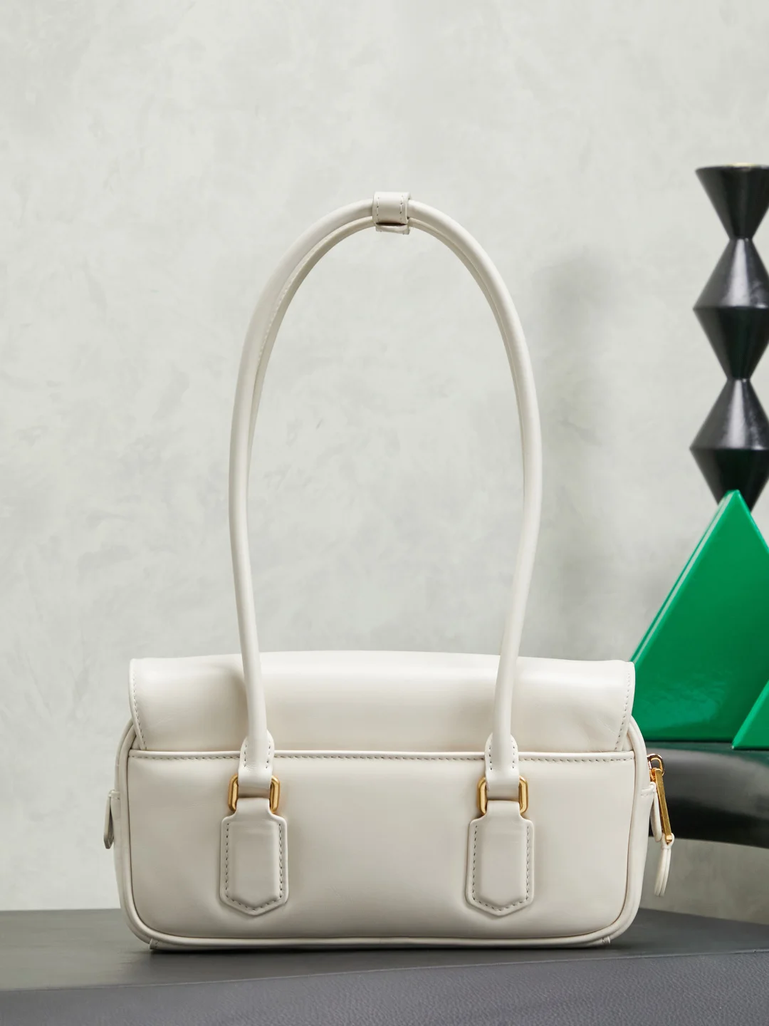 MIU MIU Shoulder Bags White-Gold 24X11.5X5CM G3010060899 - Image 2