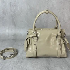 Alternative view of MIU MIU Top Handle Bags Beige-Silver 28X15X22CM H3010062273