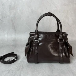 Alternative view of MIU MIU Top Handle Bags Brown 28X15X22CM H3010062309