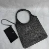 MIU MIU Totes Bags Black-Silver 35X40CM G0010062241