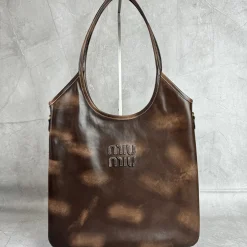 MIU MIU Totes Bags Brown 35X40X60CM F5010062127