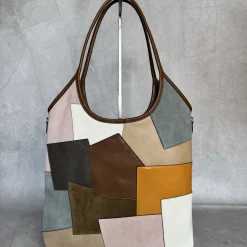 Alternative view of MIU MIU Totes Bags Calf Leather Linen Brown-White-Pink-Grey-Orange-Beige 35X40CM G5010062171