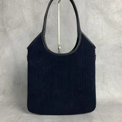 Alternative view of MIU MIU Totes Bags Calf Leather Navy-Black 35X40CM E5010061894