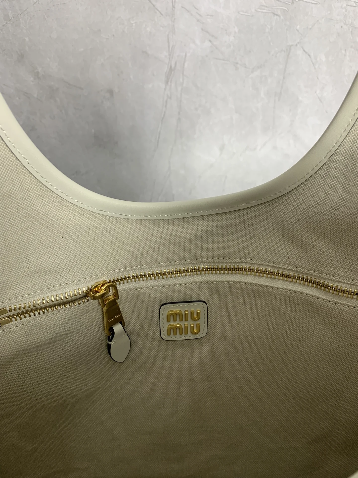 MIU MIU Totes Bags White 35X40X60CM F5010062109 - Image 8