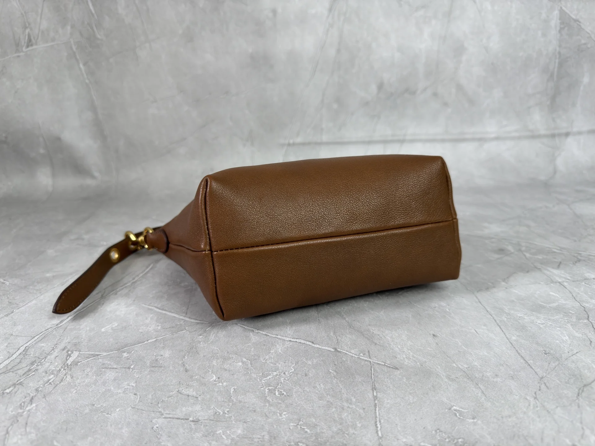 MIU MIU Trend Bags Sheepskin Leather Brown-Gold E0010060243 - Image 4