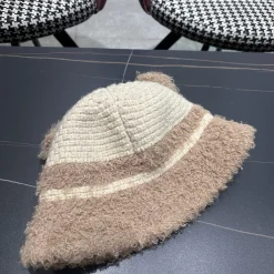 Alternative view of MONCLER Hats Fleece Cream-Brown F510070221
