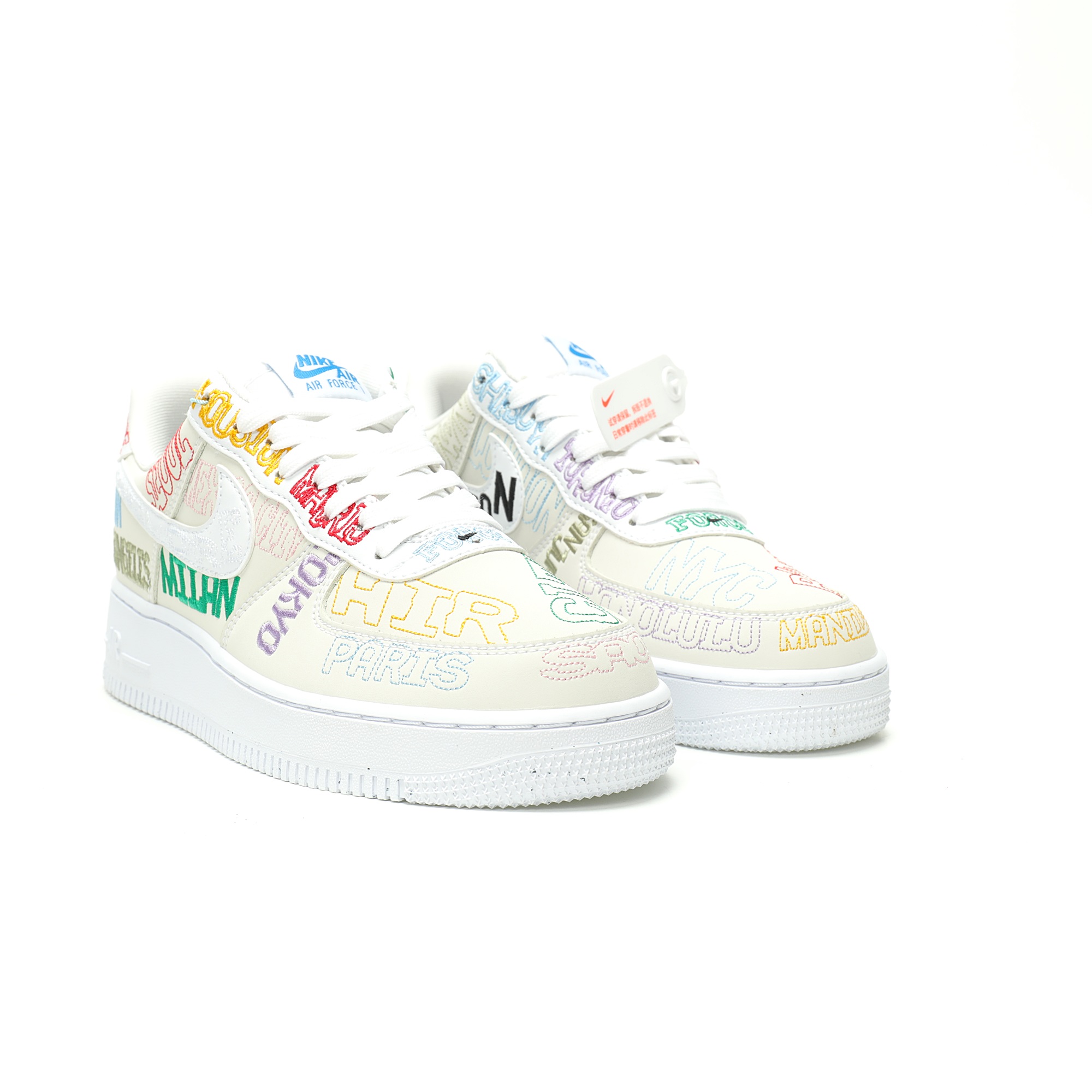 Nike Air Force 1 07 Low World Tour White II1549-100 - Image 5
