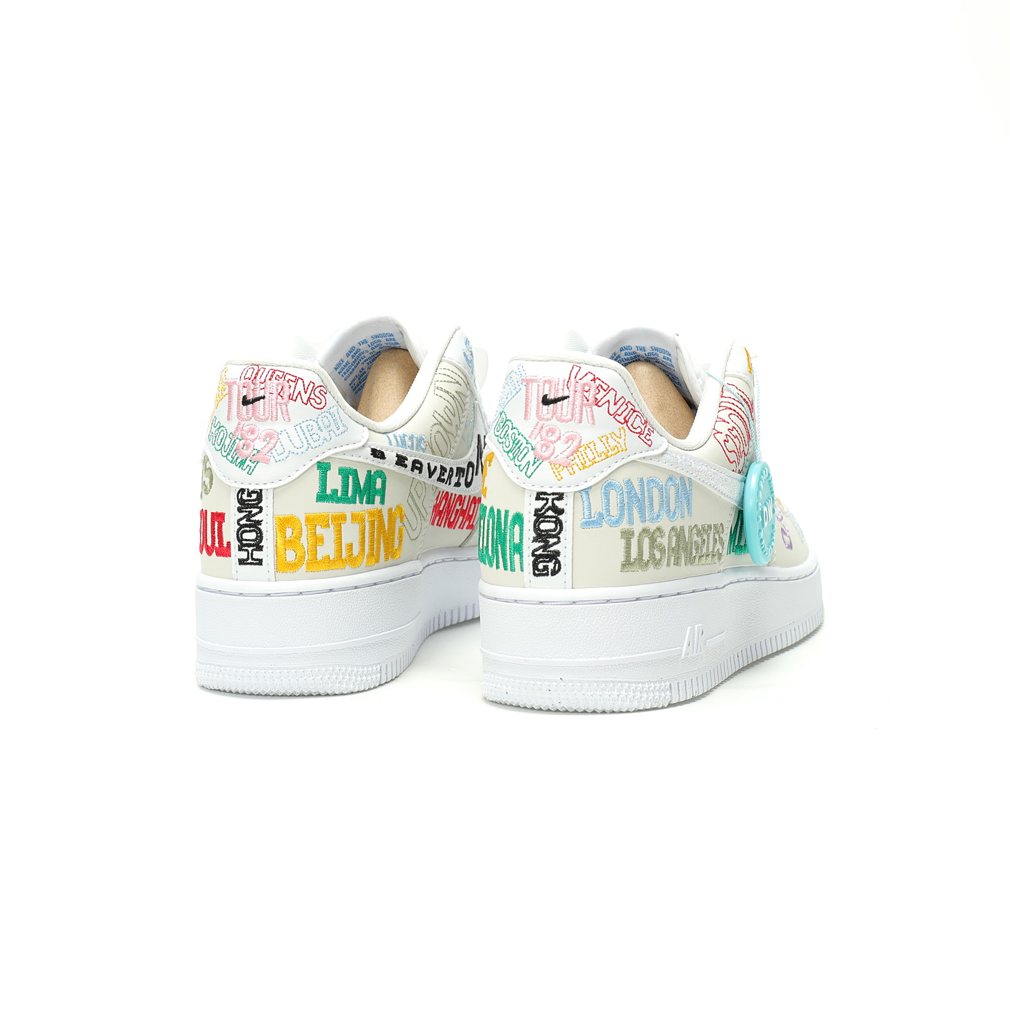 Nike Air Force 1 07 Low World Tour White II1549-100 - Image 6
