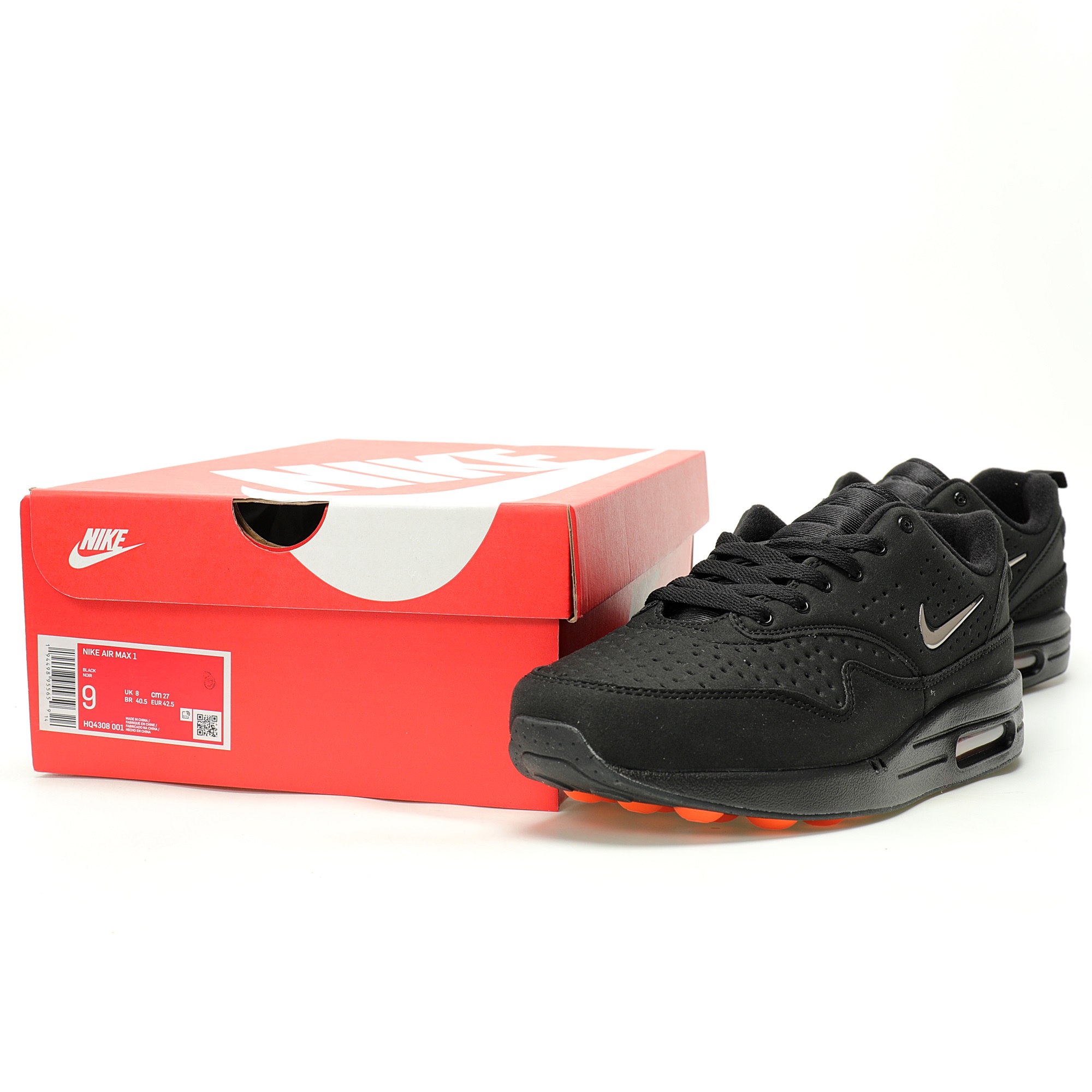 Nike Air Max 1 Black HQ4308-001 - Image 9