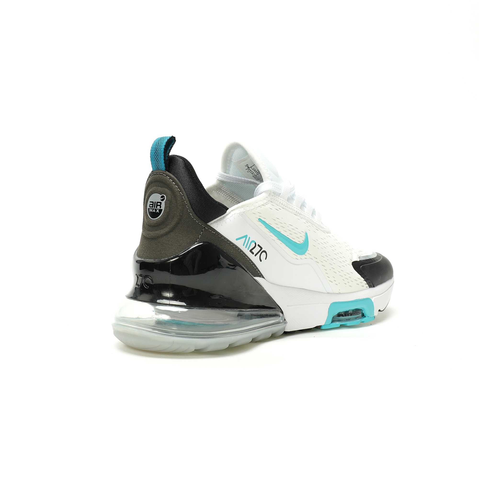 Nike Air Max 270 Premium White Black Green IO9883-103 - Image 2