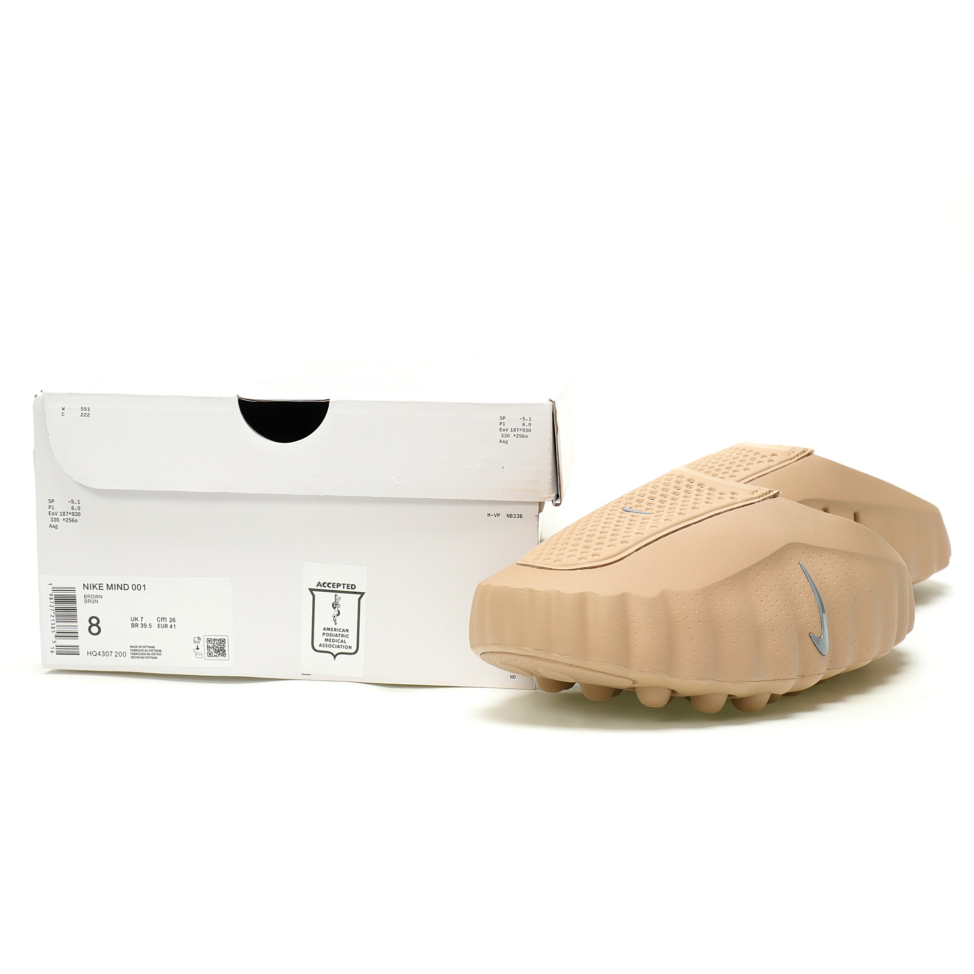 Nike Mind 001 Slide Hemp HQ4307-200 - Image 9