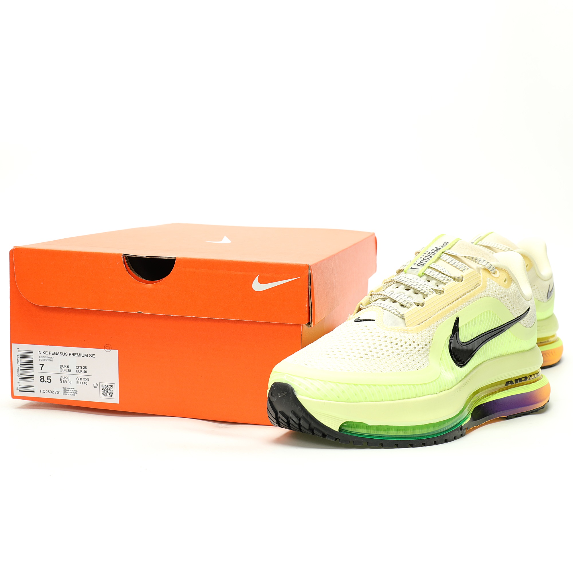 Nike Pegasus Premium Beige Green HQ2592-701 - Image 9