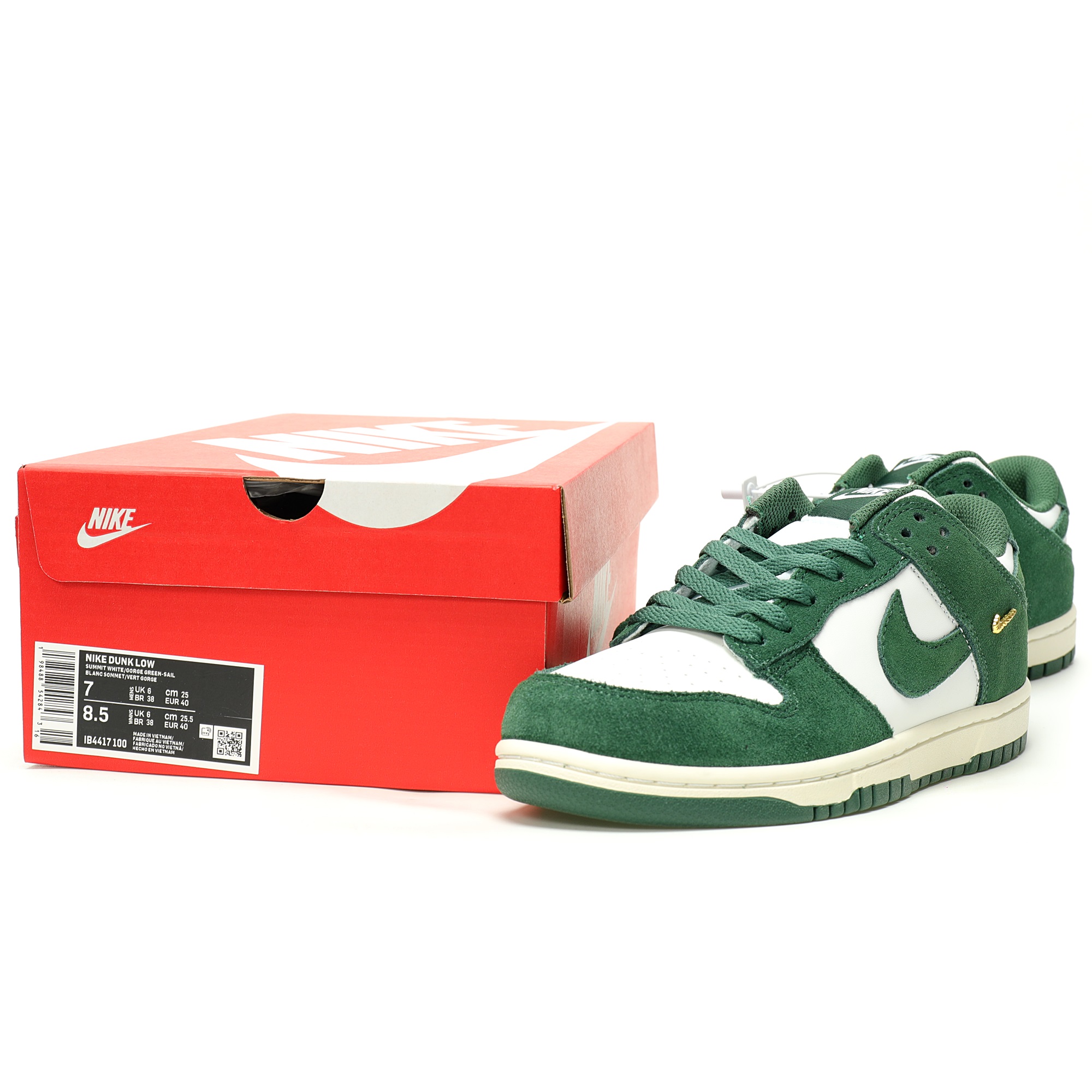 Nike SB Dunk Low White Green IB4417-100 - Image 9