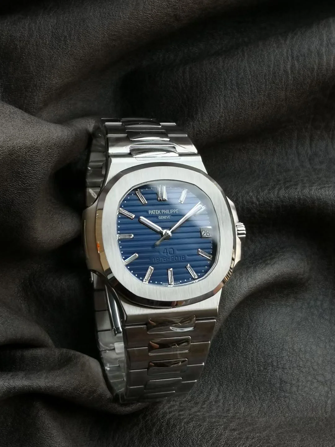 PATEK PHILIPPE Nautilus Automatic 57111A (Blue Dial) 40mm 3K B65010070216 - Image 3