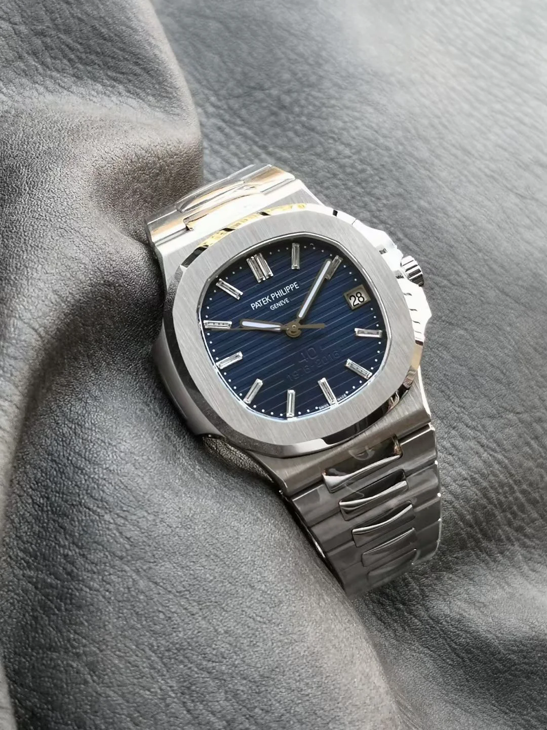 PATEK PHILIPPE Nautilus Automatic 57111A (Blue Dial) 40mm 3K B65010070216 - Image 6