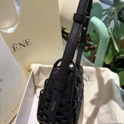 Alternative view of POLENE Shoulder Bags Leather Black 24X20X7.5CM F6010066427