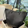POLENE Totes Bags Black-White 47X37X11CM F8010067116