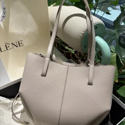 Alternative view of POLENE Totes Bags Leather Beige 22X33X13CM E8010066605