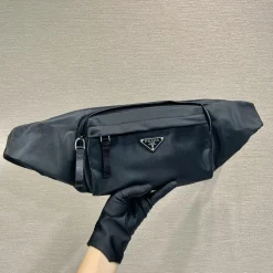 PRADA Bucket Bags Nylon Black 23X15X3CM C2010060084