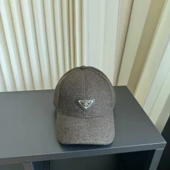 Alternative view of PRADA Caps Brown-White D510072746