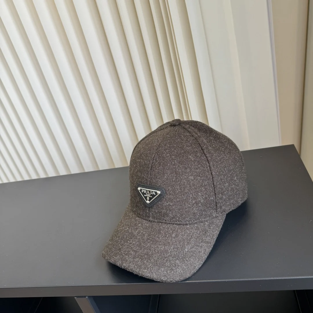 PRADA Caps Brown-White D510072746 - Image 3