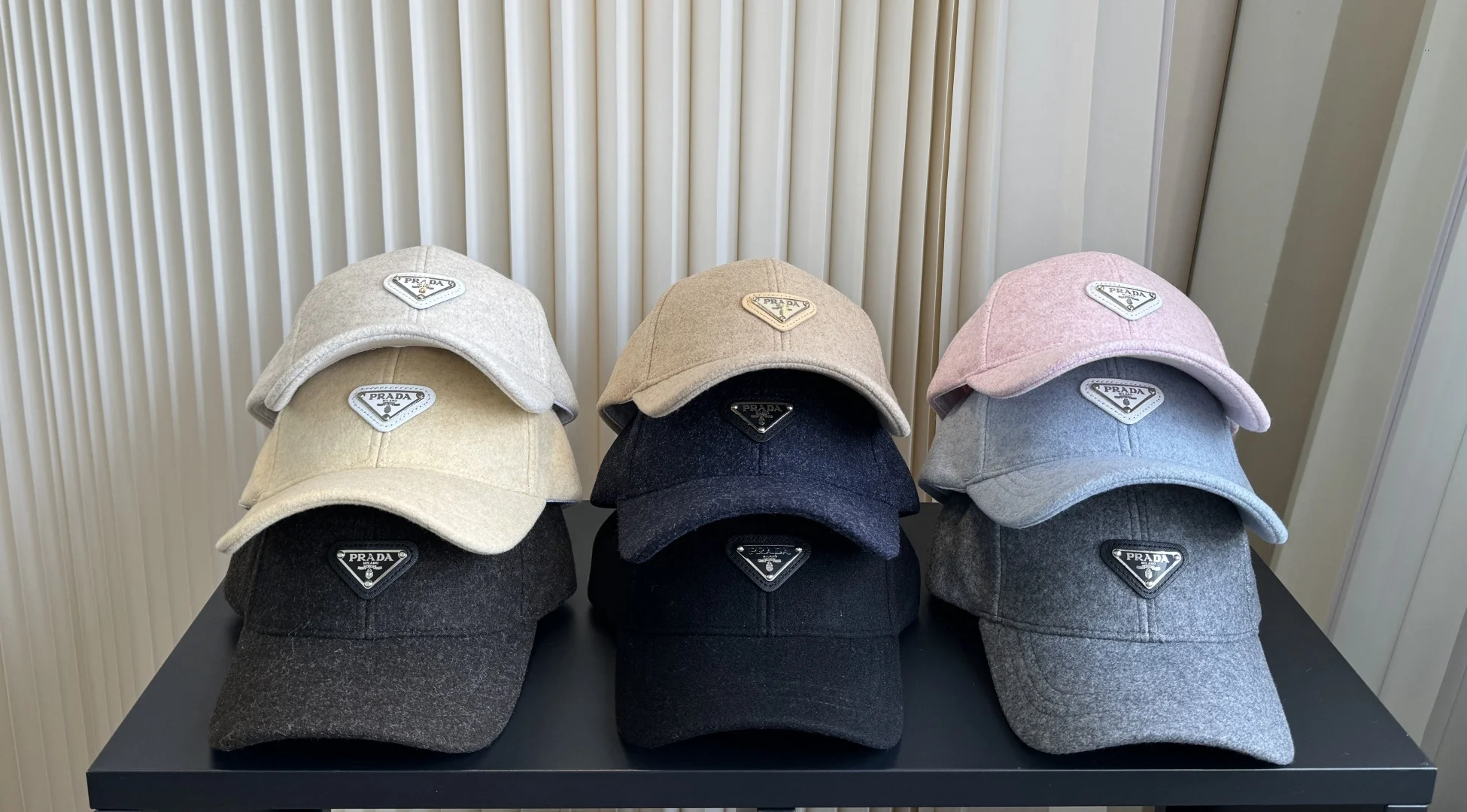 PRADA Caps Brown-White D510072746 - Image 9