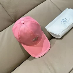 PRADA Caps Pink-Silver F510072060