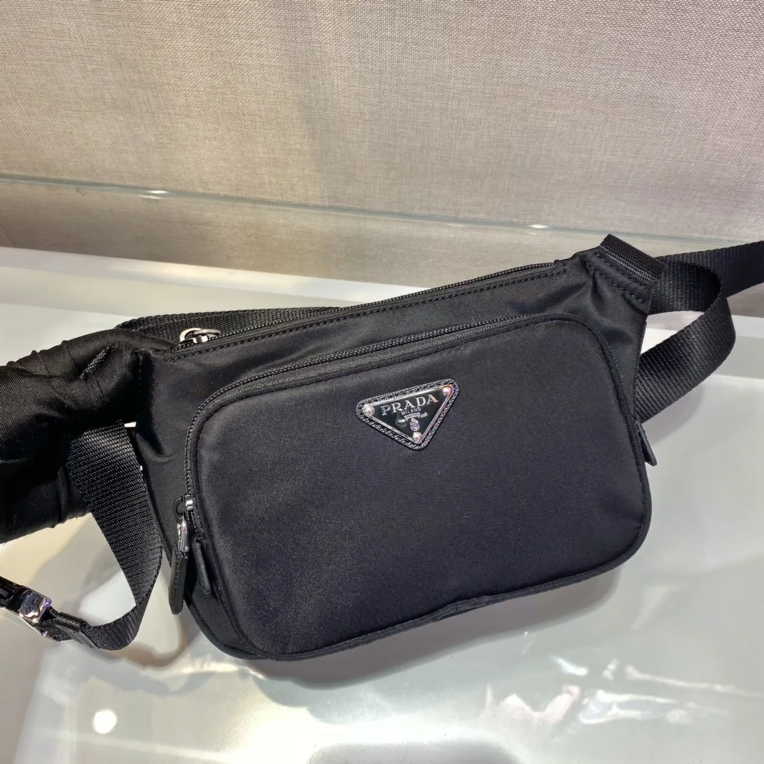 PRADA Crossbody Bags Black 19X13X2.5CM B8010060071 - Image 4