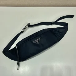 Alternative view of PRADA Crossbody Bags Nylon Saffiano Leather Black 26X12X7CM C0010060075