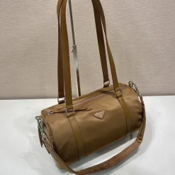 Alternative view of PRADA Duffles Bags Brown-Silver 32.5X17X16.5CM D8010060252
