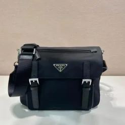 PRADA Messenger Bags Black 27X20.5X17CM D8010060168