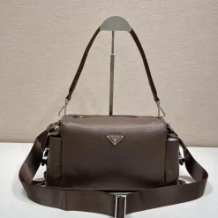 PRADA Messenger Bags Brown 31X17X11CM F0010060042