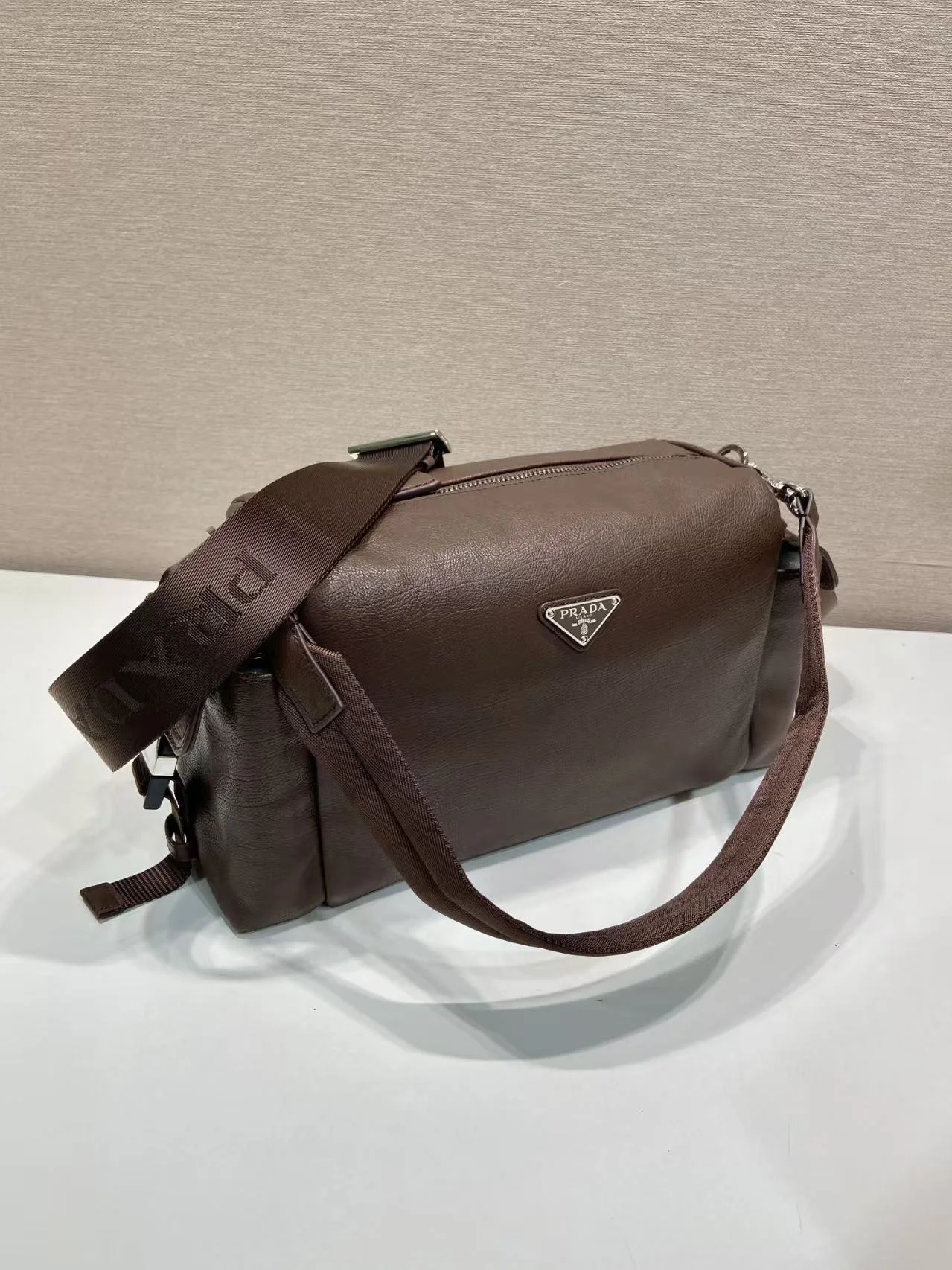 PRADA Messenger Bags Brown 31X17X11CM F0010060042 - Image 3