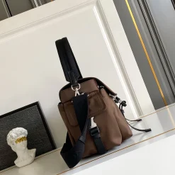 Alternative view of PRADA Messenger Bags Brown-Black 42X22X20CM E1010060367