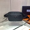 PRADA Shoulder Bags Black-Silver 21X12.5X4.5CM B8010060065