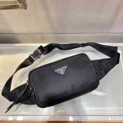 Alternative view of PRADA Shoulder Bags Black-Silver 21X12.5X4.5CM B8010060065