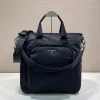 PRADA Totes Bags Nylon Black 33X37.5X15CM F0010060331