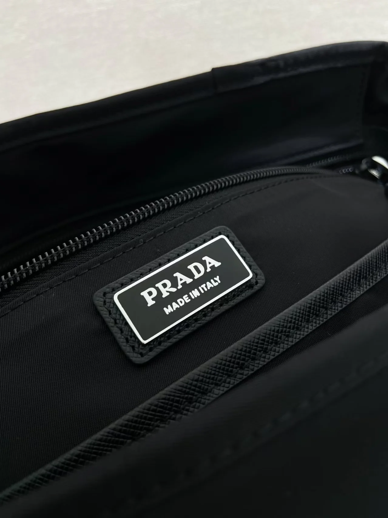 PRADA Totes Bags Nylon Black 33X37.5X15CM F0010060331 - Image 9