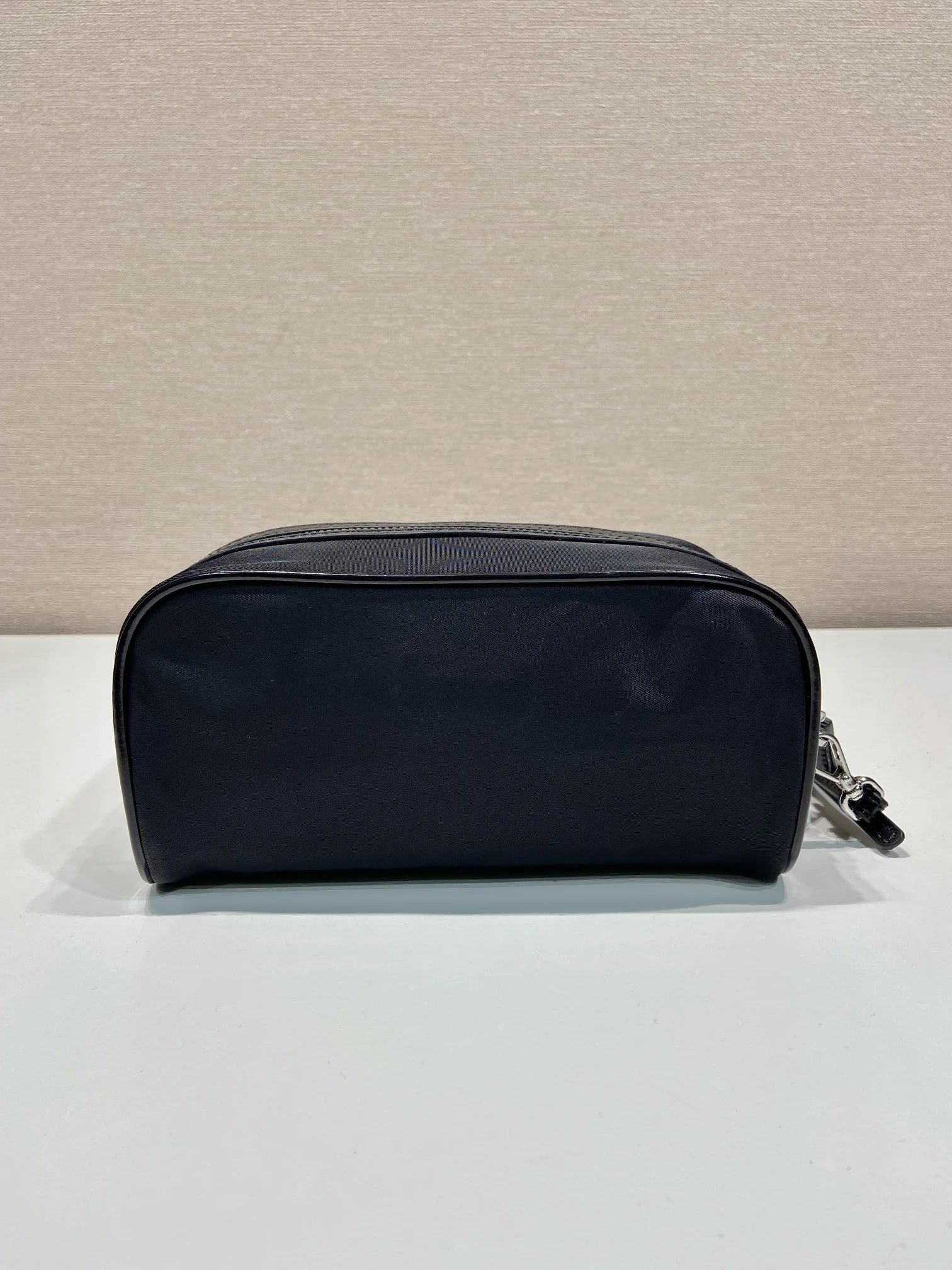 PRADA Wallet Bags Re-Nylon Leather Black-Silver 19X9X7CM B6010060224 - Image 4