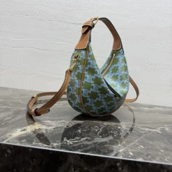 Alternative view of SAINT LAURENT Shoulder Bags Calf Leather Green-Blue 21X24X5CM F0010062653