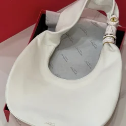 SCHIAPARELLI Shoulder Bags Italian Leather White-Gold 43X60X8CM A45010067085