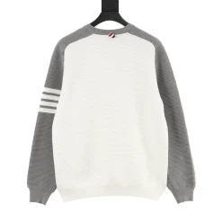 Alternative view of THOM BROWNE Sweaters White-Grey S-XL B40202610040092