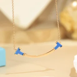 Alternative view of TIFFANY Necklaces Gold-tone Metal F510050082