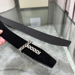 Alternative view of TOM FORD Belts Black-Silver A7010050033