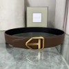 TOM FORD Belts Top-grain Leather Blue-Black-Brown A7010050059