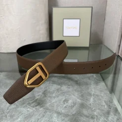 Alternative view of TOM FORD Belts Top-grain Leather Blue-Black-Brown A7010050059