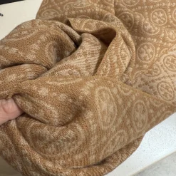 Alternative view of TORY BURCH Scarves Wool Cotton Beige-Navy 166X35 CM A1510071143