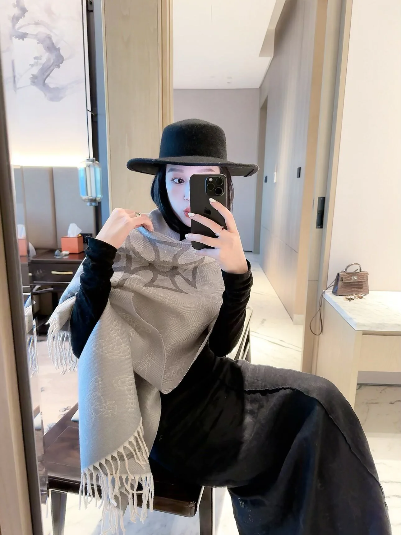 VIVIENNE WESTWOOD Scarves Grey D510070121 - Image 2